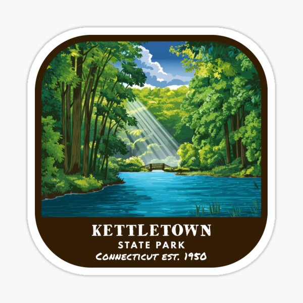 Artikelvorschau, Vintage Kettletown State Park (Connecticut State Park) entworfen und verkauft von RabbitK.