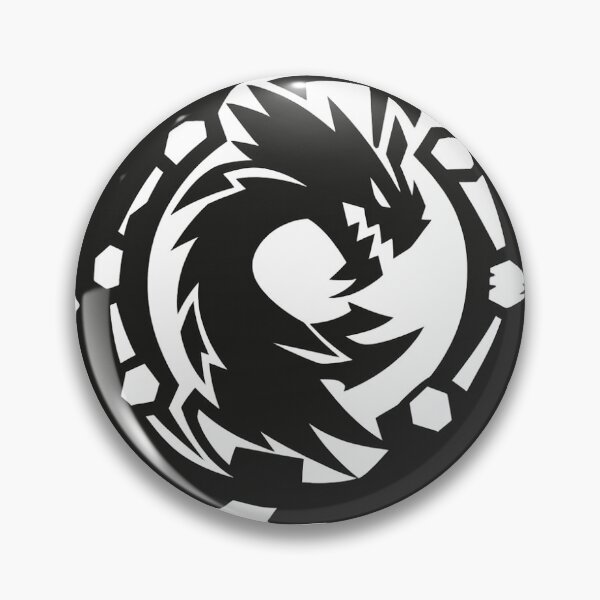 Item preview, Black Dragon Emblem – Futuristic Tech Glitch Crest designed and sold by ligershop.