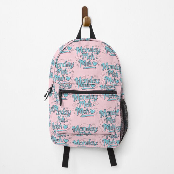 Item preview, Monday – Meh ? | Kawaii Pastel Mood Text in Blue designed and sold by modishwelt.
