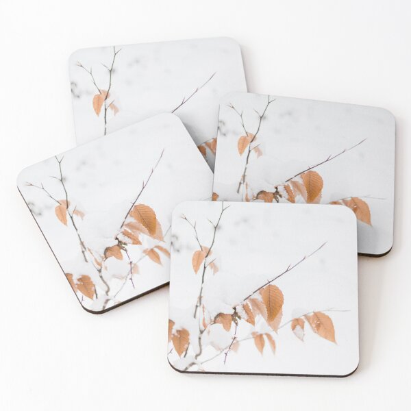 Item preview, Snow on Beech Leaves designed and sold by NavieRose.