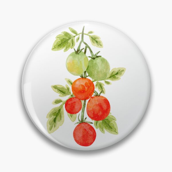 Item preview, Cherry Tomatoes in Watercolor designed and sold by andrebalest.art.