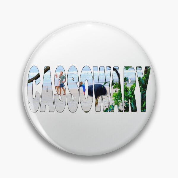 Item preview, CASSOWARY - Tropical North QLD Etty Beach with Tourists designed and sold by Adam Gormley.