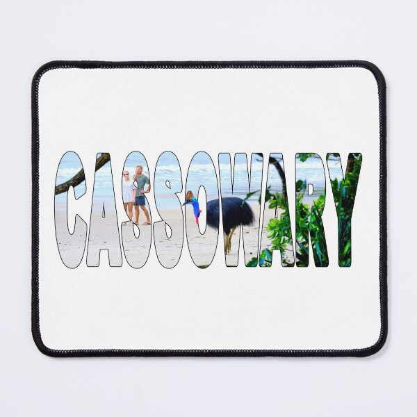Item preview, CASSOWARY - Tropical North QLD Etty Beach with Tourists designed and sold by Adam Gormley.