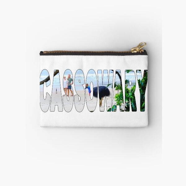 Item preview, CASSOWARY - Tropical North QLD Etty Beach with Tourists designed and sold by Adam Gormley.