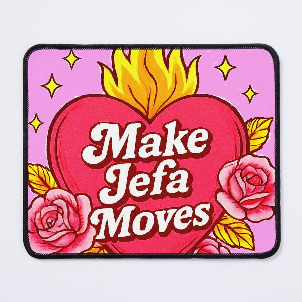 Item preview, Make Jefa Moves Sacred Heart Fire and Roses Sparkles designed and sold by TinaSalazar.