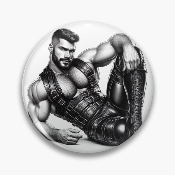 Item preview, Gay San Francisco Leather Bar Pride Graphic Design designed and sold by ItsAKinkThing.