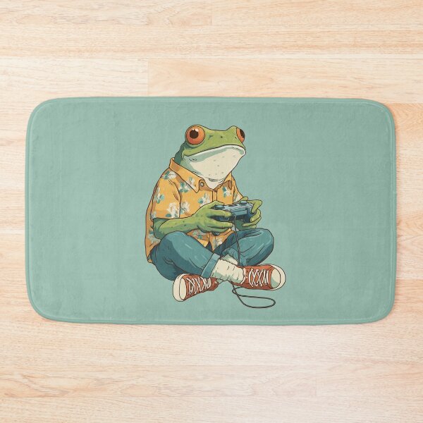 Item preview, Chill Frog Gamer Vibes designed and sold by junkydotcom.