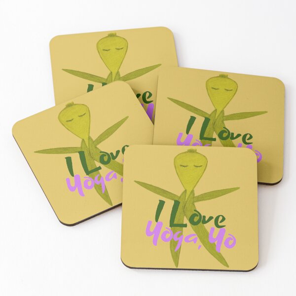 Item preview, I Love Yoga,Yo Playful Onion Design designed and sold by MotivTrustArt.