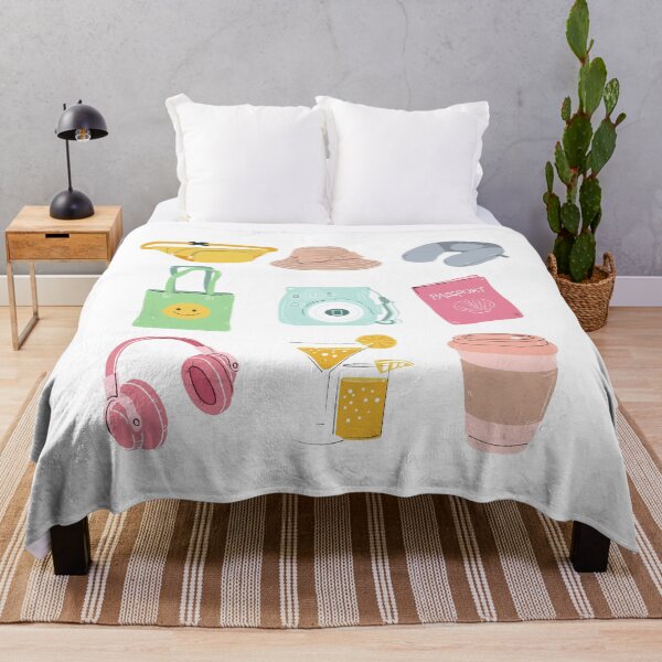 Item preview, Travel Essentials Illustration – Cute Aesthetic Vacation Icons designed and sold by lunacustomsph.
