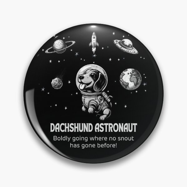 Item preview, Astronaut Dachshund Funny Space designed and sold by doodIllustrate.