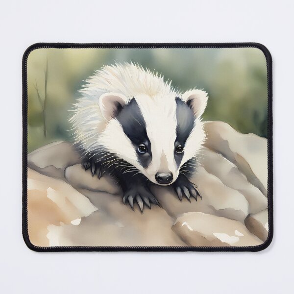 Item preview, Little Badger on Rocks designed and sold by CalmnessbyChoice.