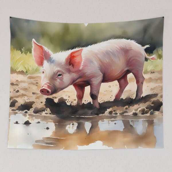 Item preview, Little Piglet by Water Puddle designed and sold by CalmnessbyChoice.