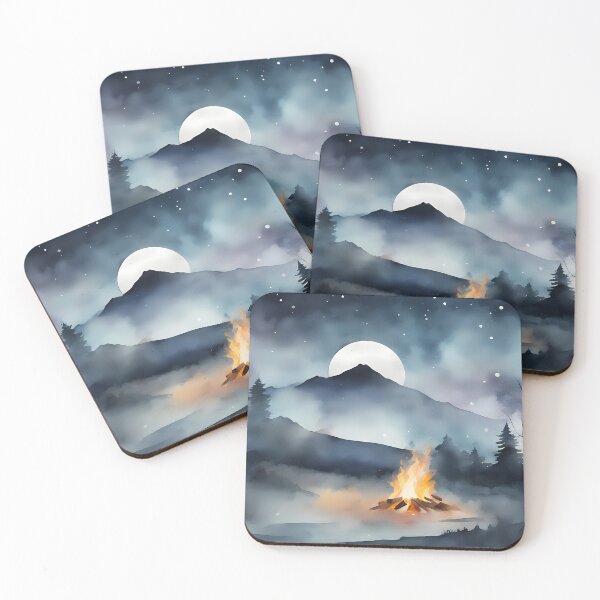 Item preview, Campfire at Night designed and sold by CalmnessbyChoice.