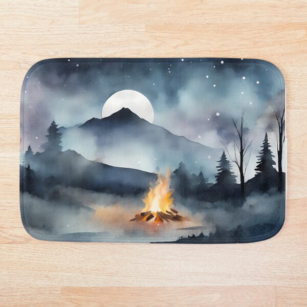 Aperçu de l'œuvre Feu de camp la nuit créée et vendue par CalmnessbyChoice.