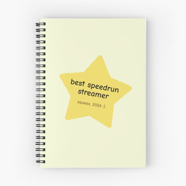 Item preview, Squeex Best Speedrun Streamer Star 2024 designed and sold by oohfluff.