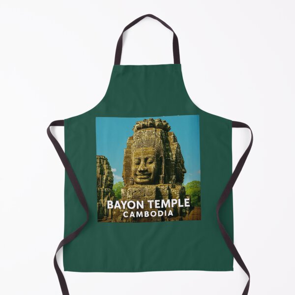 Item preview, Bayon Temple - Smiling Stone Faces of Cambodia designed and sold by Myra365Art.
