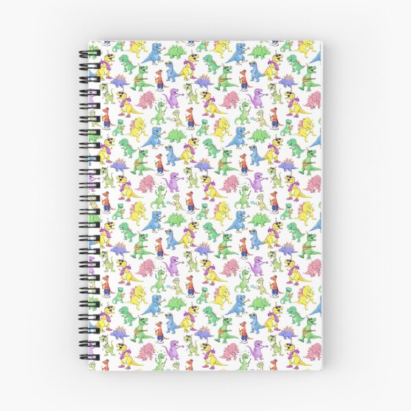 Item preview, Funny Cartoon Dinosaurs Seamless Pattern designed and sold by SammerDesign.