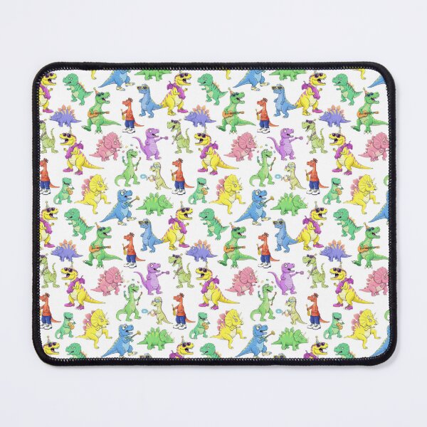 Item preview, Funny Cartoon Dinosaurs Seamless Pattern designed and sold by SammerDesign.