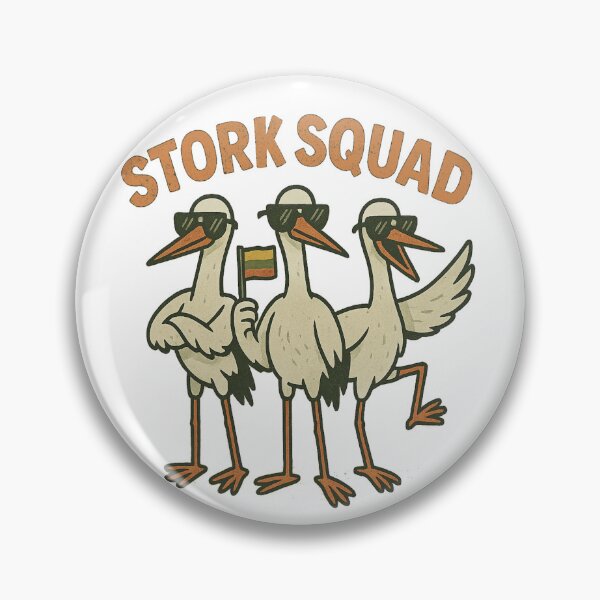 Item preview, Stork Squad: Lithuania’s Coolest Travel Crew designed and sold by Globalcitytees.
