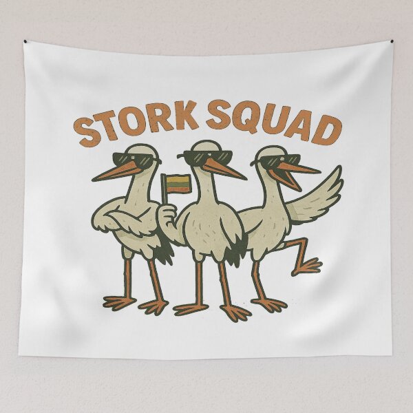 Item preview, Stork Squad: Lithuania’s Coolest Travel Crew designed and sold by Globalcitytees.