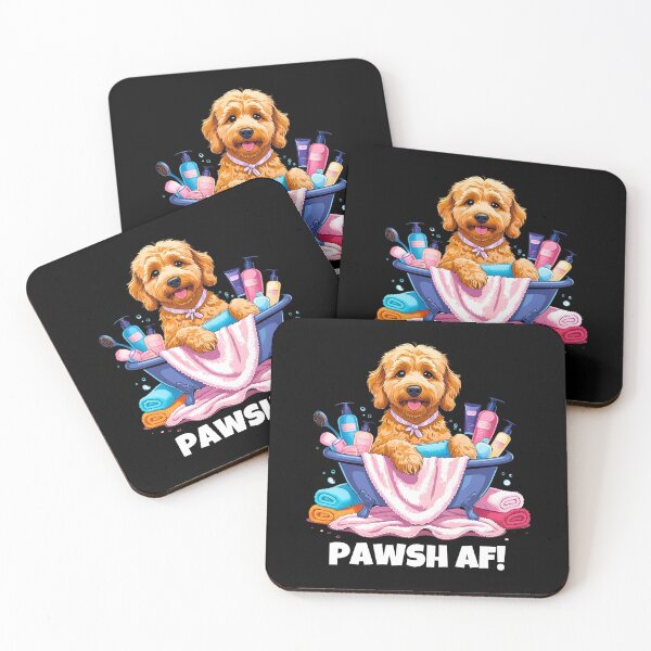 Item preview, PAWSH AF – Cute Spa Day Doodle Cartoon for Dog Lovers designed and sold by Fredster1966.