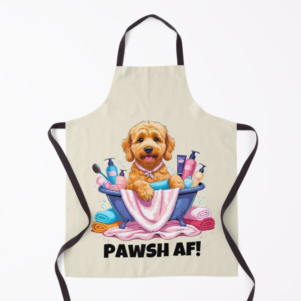 Item preview, PAWSH AF – Cute Spa Day Doodle Cartoon for Dog Lovers designed and sold by Fredster1966.