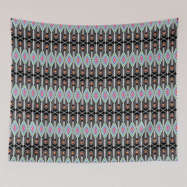 Item preview, square black cloth pattern Gives a feeling of stability and beauty. designed and sold by WinusYTS.
