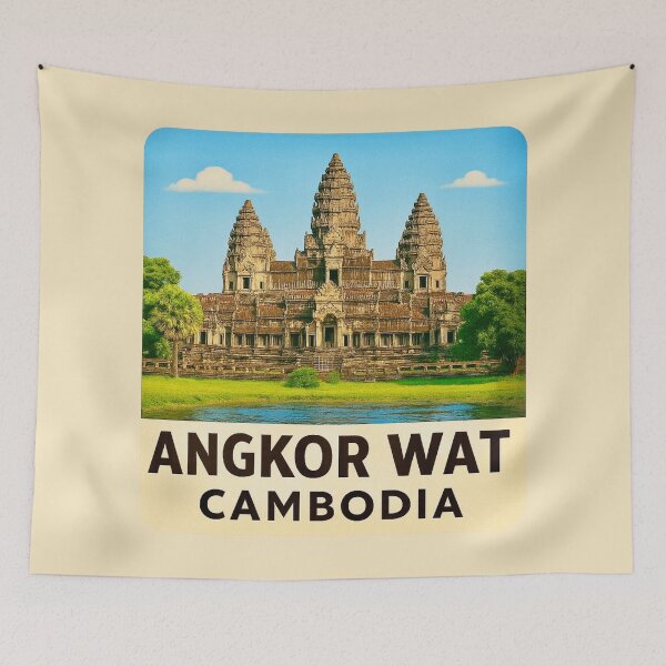 Item preview, Angkor Wat - Cambodia's Ancient Marvel  designed and sold by Myra365Art.