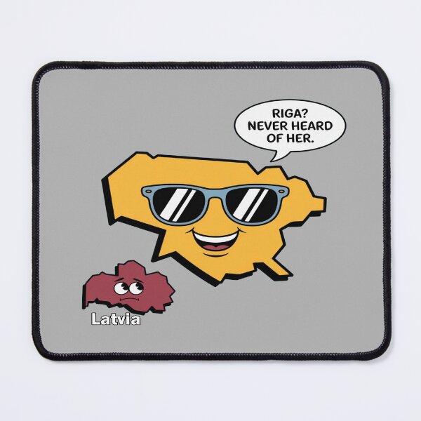 Item preview, Riga? Never Heard of Her — Funny Lithuania Europe Travel Landmark designed and sold by Globalcitytees.