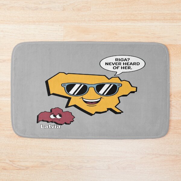 Item preview, Riga? Never Heard of Her — Funny Lithuania Europe Travel Landmark designed and sold by Globalcitytees.