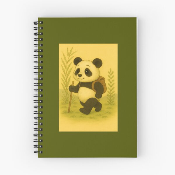 Item preview, PJ Panda Hiking designed and sold by ArtsyRexy.