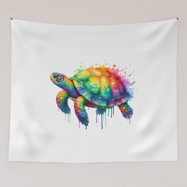 Item preview, Turtle in Rainbow Design designed and sold by NMB-ART-Design.