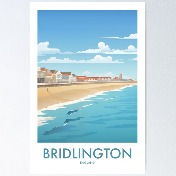 Item preview, BRIDLINGTON TRAVEL ART designed and sold by MarkedArtPrints.