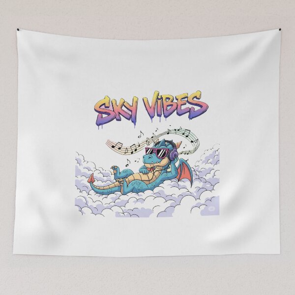 Item preview, "Sky Vibes & Chillfire Beats" designed and sold by Priyanshu-kaii.