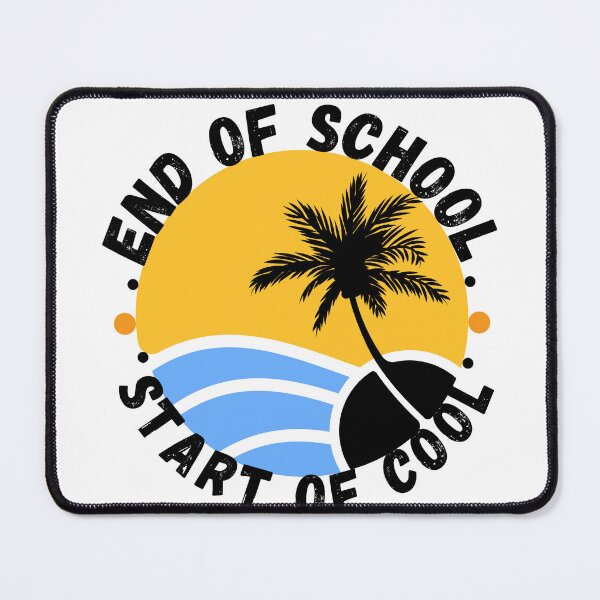 Item preview, End of School, Start of Cool – Sunset Tree Seashore Vibes designed and sold by kaviyadesigns.