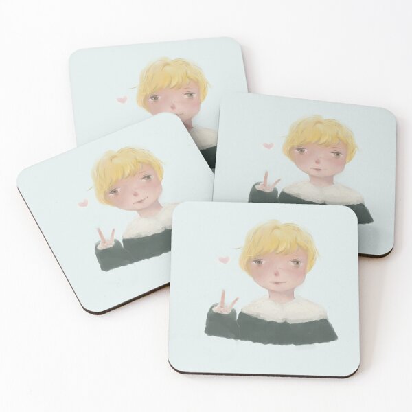 Item preview, Cute blonde boy watercolor designed and sold by TeddysMoon.