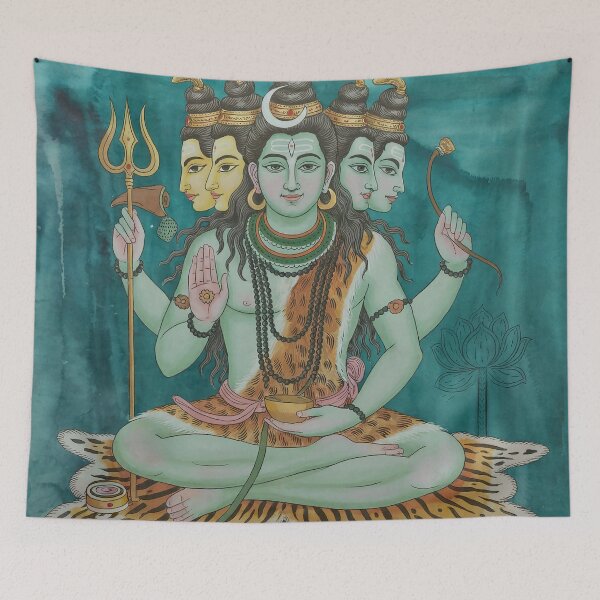 Item preview, Panchamukha Shiva – The Five-Faced Cosmic Guardian designed and sold by KARTICK DUTTA.