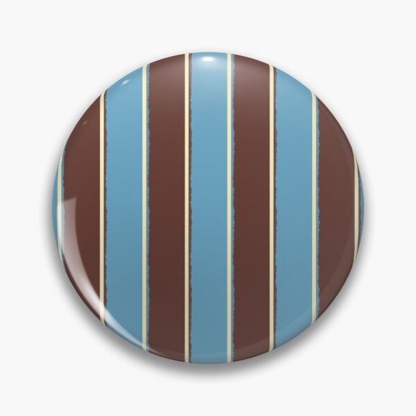 Item preview, Eclectic Watercolor Paper Stripes Vertical Pattern Blue Brown Cream designed and sold by kierkegaard.