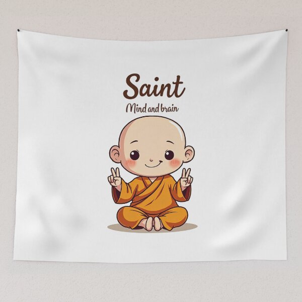 Item preview, Cute monk saint designed and sold by a2zbuyshop.