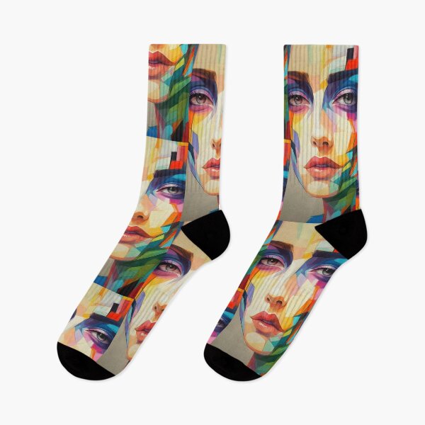 Item preview, Abstract face designed and sold by kibblezandbitz.