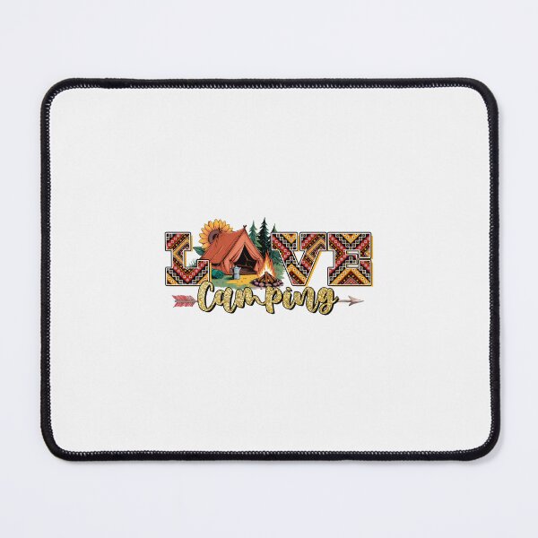 Item preview, Love Camping – Boho Tent and Campfire Outdoors Design designed and sold by facegm.