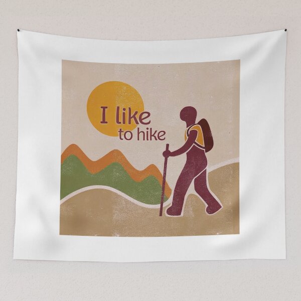 Item preview, Me gusta hacer senderismo #1 designed and sold by Mark and Heather.