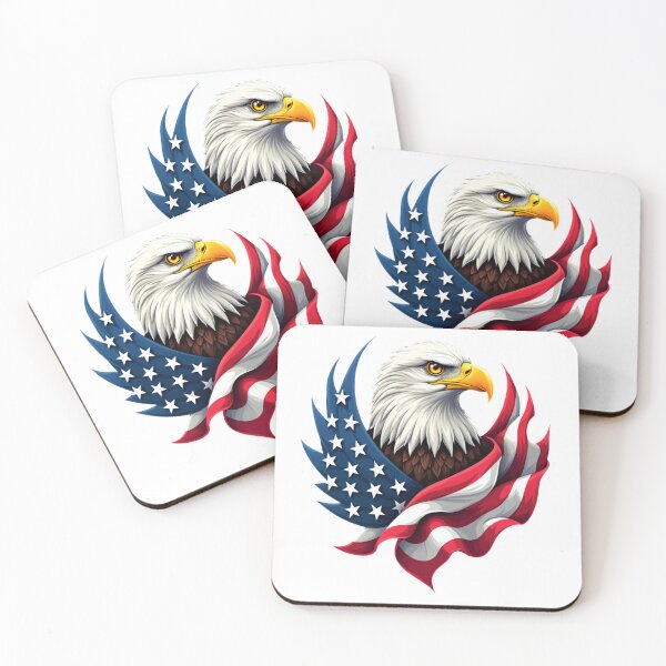 Item preview, American Flag With Eagle designed and sold by a2zbuyshop.