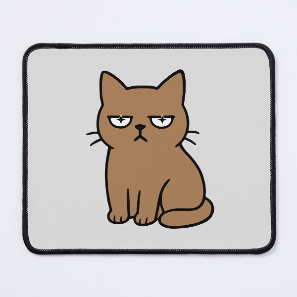 Item preview, Brown Grumpy Cat : Unbothered Mood designed and sold by LifeParody.