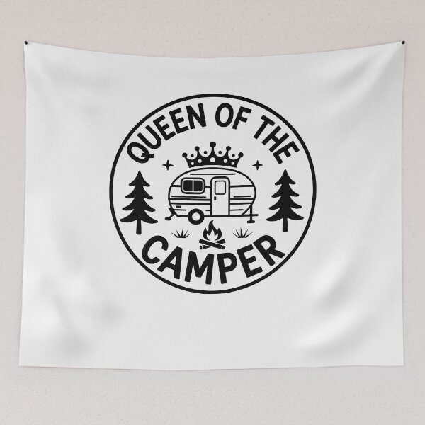 Item preview, Queen Of The Camper designed and sold by facegm.