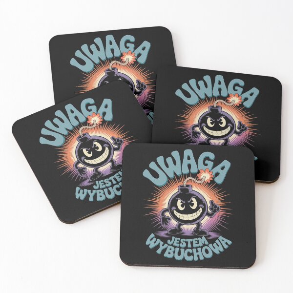 Item preview, Uwaga jestem wybuchowa - śmieszna koszulka z polskim napisem - funny polish text designed and sold by ToMyPolacy.