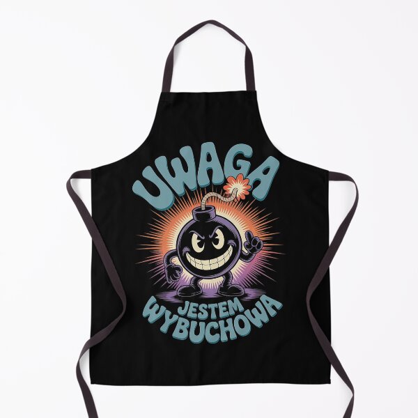 Item preview, Uwaga jestem wybuchowa - śmieszna koszulka z polskim napisem - funny polish text designed and sold by ToMyPolacy.