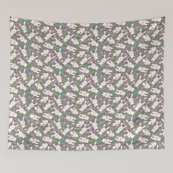 Item preview, Rabbits on mood.  designed and sold by AbuBabaStickers.