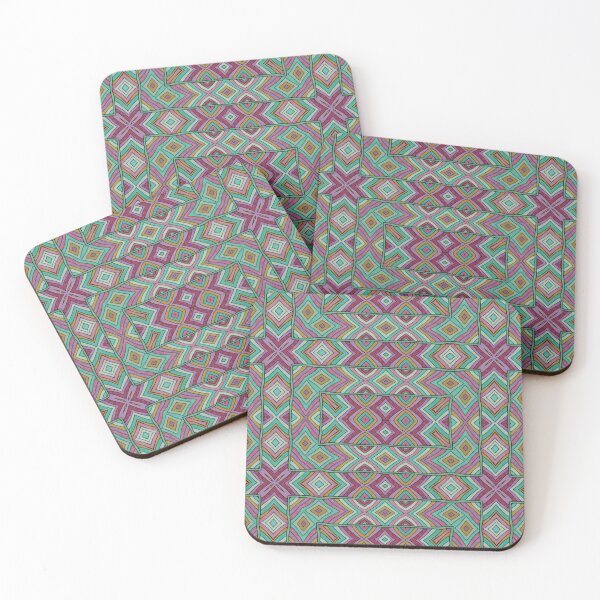 Item preview, Layers of Nature - Watercolour Geometric Hippie Pattern designed and sold by SCArtAndGames.