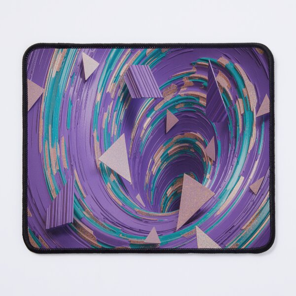 Item preview, Abstract Swirly Whirlpool Purple, Teal, Copper,  designed and sold by SilentSpirits.